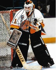 Vancouver Canucks Kirk McLean Signed Autographed 8x10 NHL Photo COA A