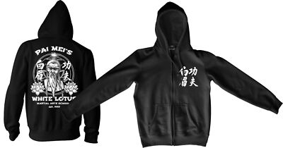 White Lotus School Zipper Jacke Pai,Mei,Kill,Movie,Fun,Kult,Bill,Fight,Dead