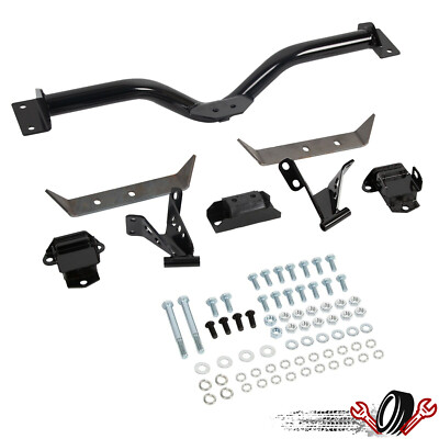 For 55-57 Chevy 210 150 Belair Deluxe Engine crossmember Transmission Mount Kit