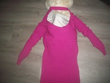 womens ribbed knit sweaterdress.Carabella.size medium
