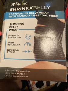 upspring shrinkx bamboo charcoal belly wrap