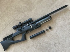 BROCOCK BANTHAM SNIPER .25 PCP PELLET AIR GUN W/UTG MINI 3-12 MILDOT SCOPE