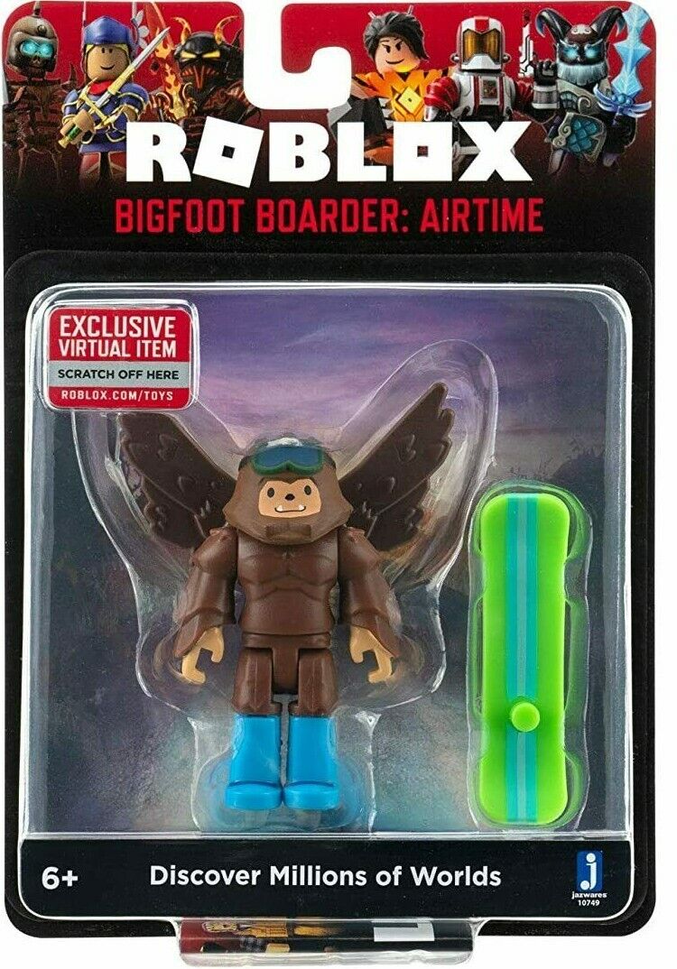  Roblox Action Collection - Headless Horseman + Bigfoot Boarder:  Airtime Two Figure Bundle [Includes 2 Exclusive Virtual Items] : Toys &  Games