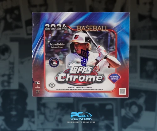 2024 Topps Chrome Update Series Baseball Hobby Jumbo Box Factory Sealed