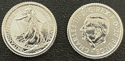 2024 1/10th Oz 999 Silver Royal Mint Britannia Coin