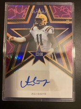 2023 Wild Card Auto Mania Pro Football #'d 1 /8 ebay 1/1 Ali Gaye