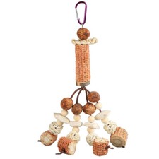 Household Bird Toy Cage Parrot Toy Hanging Parakeet Chewing Toy Decor Parrot