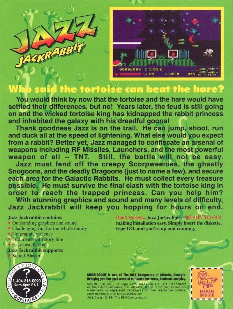 Jazz Jackrabbit Collection PC Game Holiday Hare Secret Files