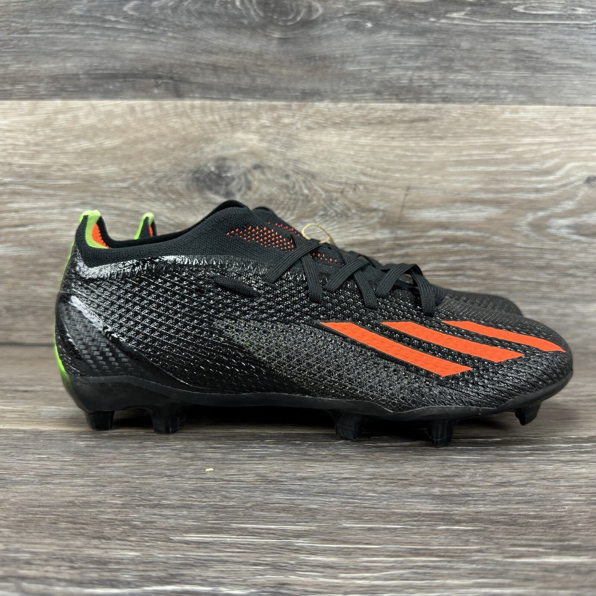 adidas Soccer X SPEEDPORTAL.2 FG GW8449 Core Black Solar Red Men\'s Size 9 ADIDAS x SPEEDPORTAL.2 FG SHOES BLACK SOLAR RED GW8449  main image 3