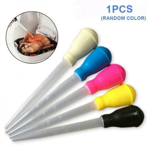 Turkey Baster Clear Tube Syringe Oil Suck Pump Pipe BBQ Chicken Fresh Tool E6G4 - Picture 1 of 12