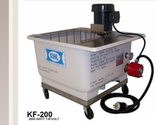 110V 2000W KUHL Fiberglass Egg Washer KF-200. Made in USA.