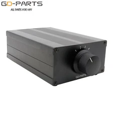 4 In 1 Out Audio Signal Sources Selector RCA Switch Box Passive Stereo Splitter