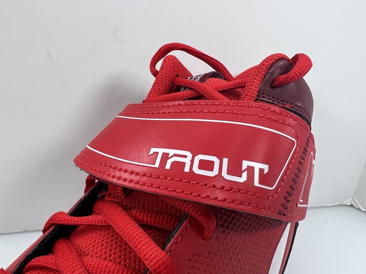 NIKE FORCE TROUT 8 KEYSTONE BASEBALL CLEATS RED WHITE CZ5911 616