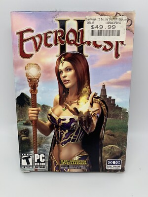Everquest 2 PC DVD Online Video Game with Box Disc 1 & Disc 2