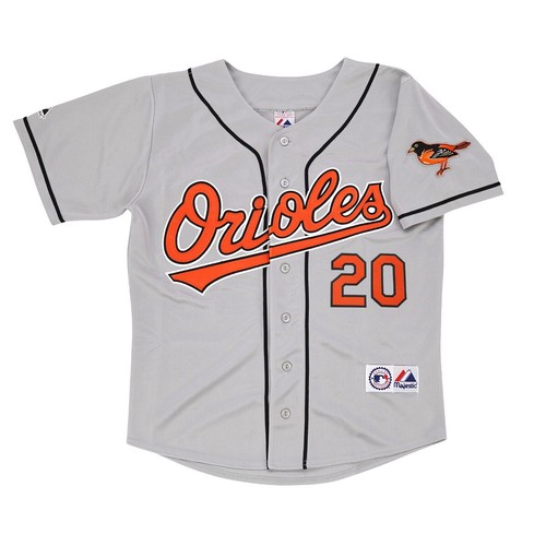 Frank Robinson Baltimore Orioles Road Men's Grey Jersey w/ Team Patch (S-3XL) - Picture 2 of 5