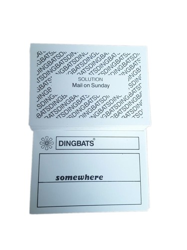 Dingbats Game Waddingtons 1980s/90s Cards/Card holder/Boards/ Replacements - Picture 11 of 51