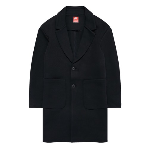 ジャケット・アウター NIKE TECH FLEECE RE TRENCH JACKET New Nike Tech Fleece Reimagined Loose Fit Trench Coat Black Size S