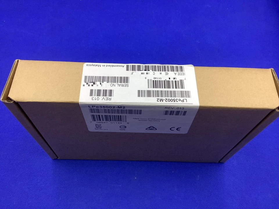 F/S LPE35002-M2 EMULEX 32GB 2-Port 32GFC Short Wave Optical Fibre Channel HBA - Image 2 of 4