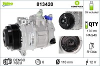 Valeo Kompressor Klimaanlage FüR Mercedes-Benz C-Klasse T-Model E-Klasse