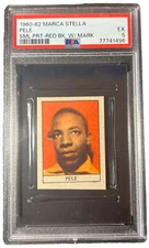 1960 - 62 Marca Stella Pele Small Portrait-Red Background w/ Mark PSA 5 Pop 15