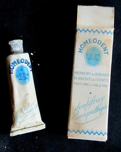 Rare Toothpaste HOMEODENT René Baudry pharmacist circa 1920 - Picture 2 of 6