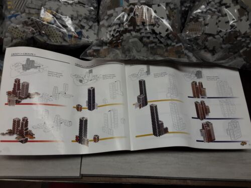 PUZZ3D New York City 3D Puzzle 3141pc Twin Towers NYC Vintage 1997 Wrebbit - Picture 11 of 12