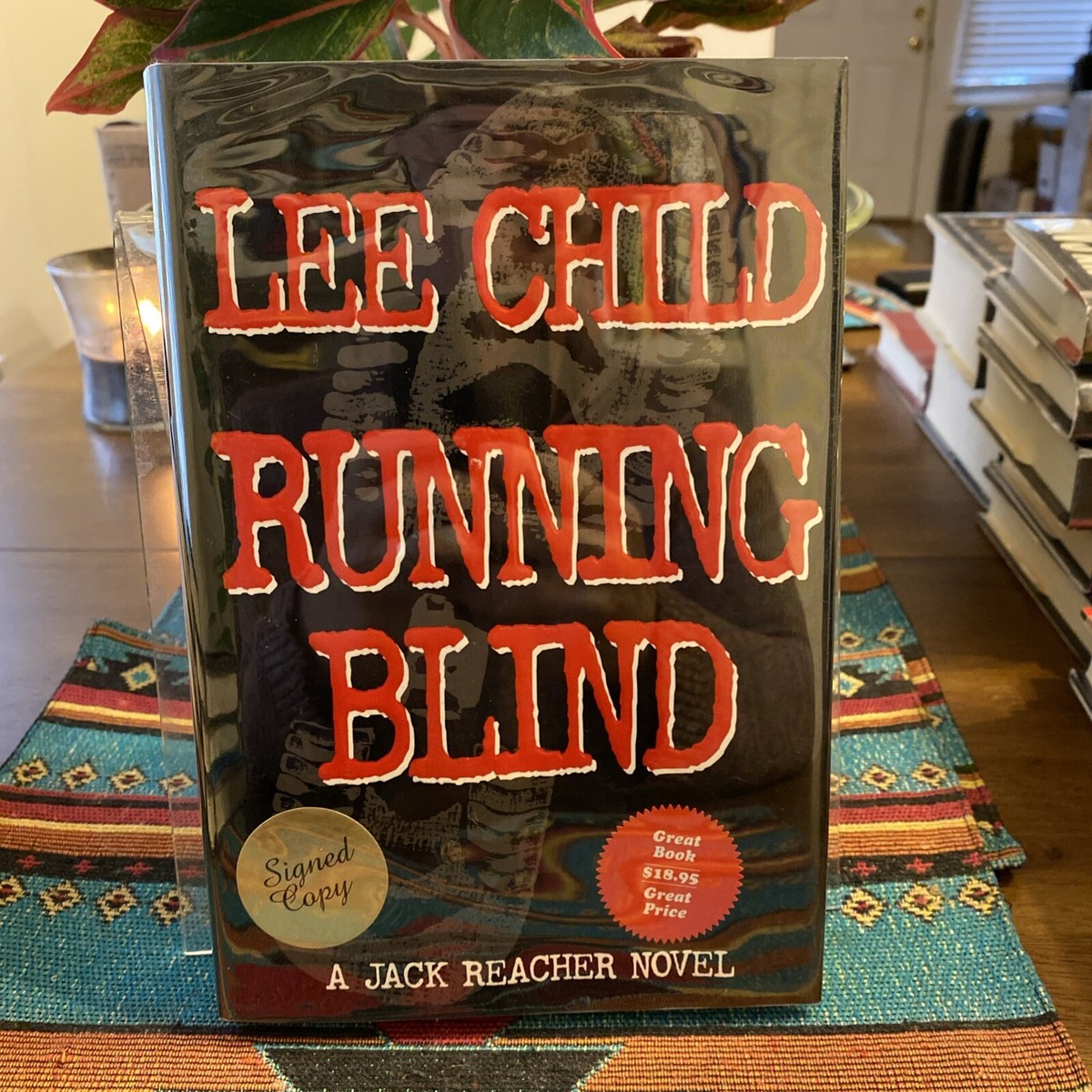 Running Blind By Lee Child – Jack Reacher Thriller – Mass Market Paperback – Acceptable Condition-894698