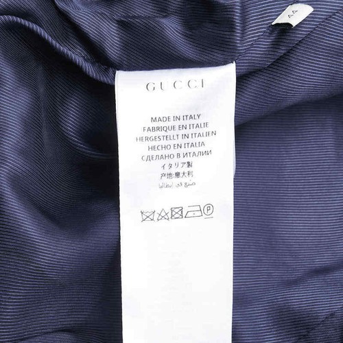 GUCCI Tiger Cat Button No-collar jacket, zip-up, size: 44 545460 Women 【Us... - Picture 7 of 10