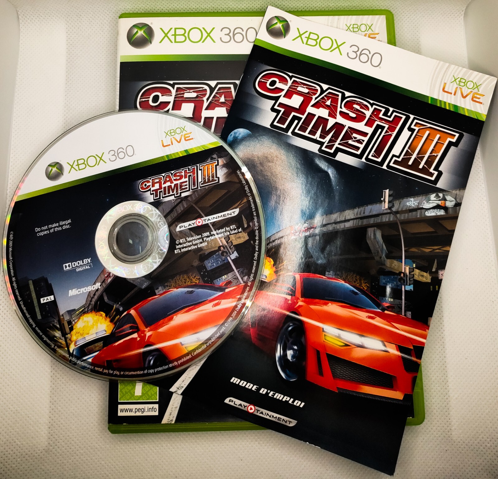 👻 Crash Time 3 Xbox 360 PAL FR