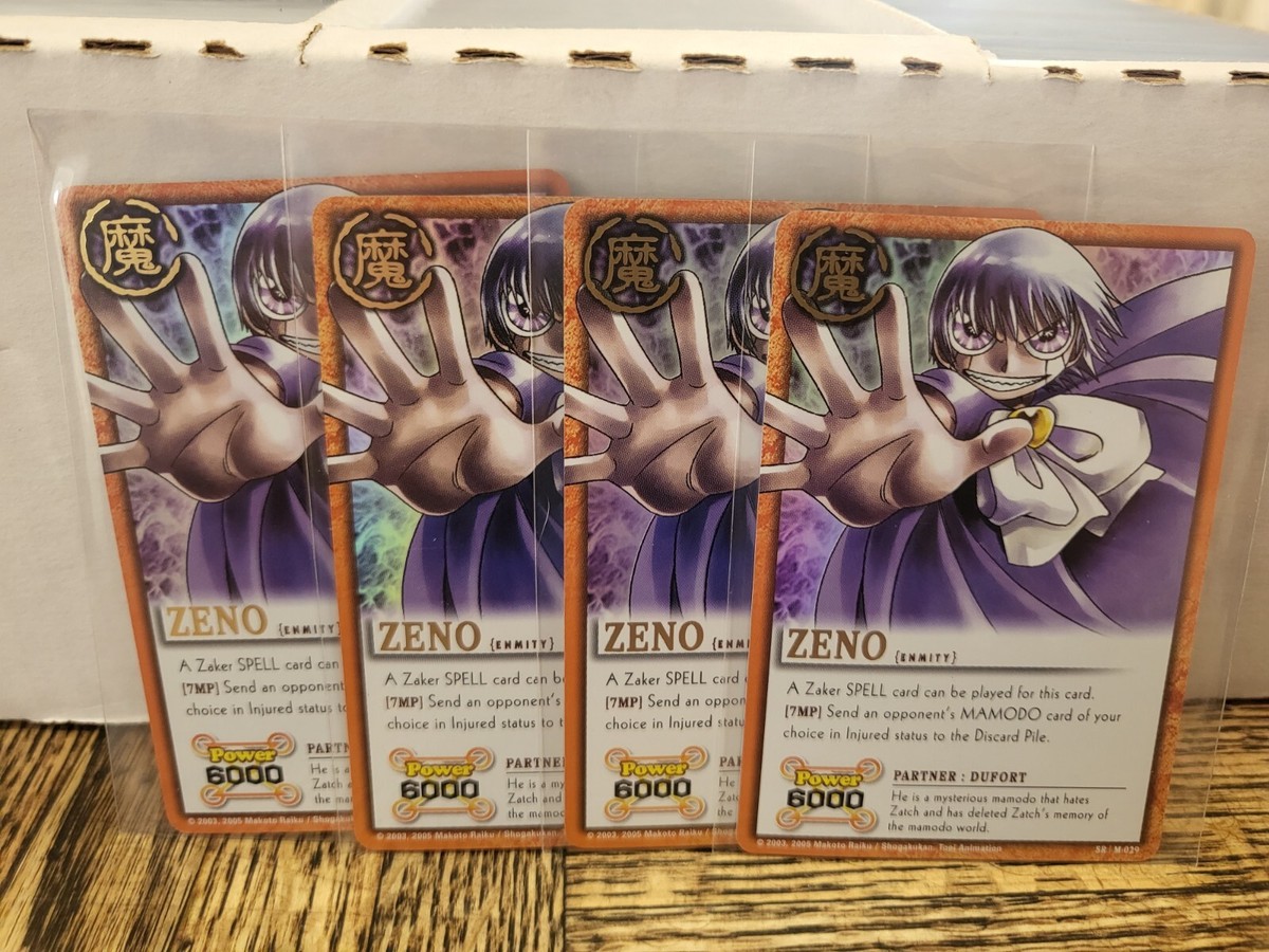 2005 ZATCH BELL ZENO M-029 SUPER RARE SR COLLECTIBLE HOLO