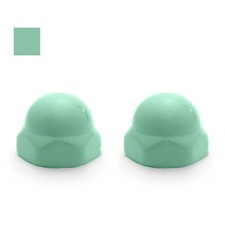 Kohler Replacement Ceramic Toilet Bolt Caps - Set of 2 - SPRING GREEN