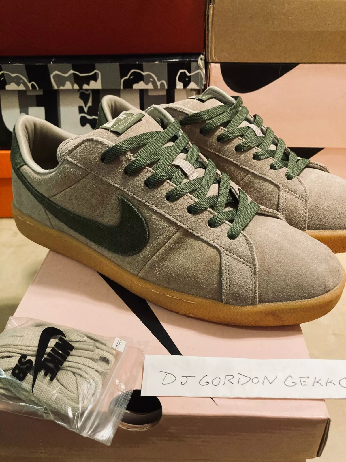 NIKE AIR CLASSIC SB US 11,5 CHINO SAFARI 2005 BOÎTE ROSE VNDS SUPREME BLAZER BAS 