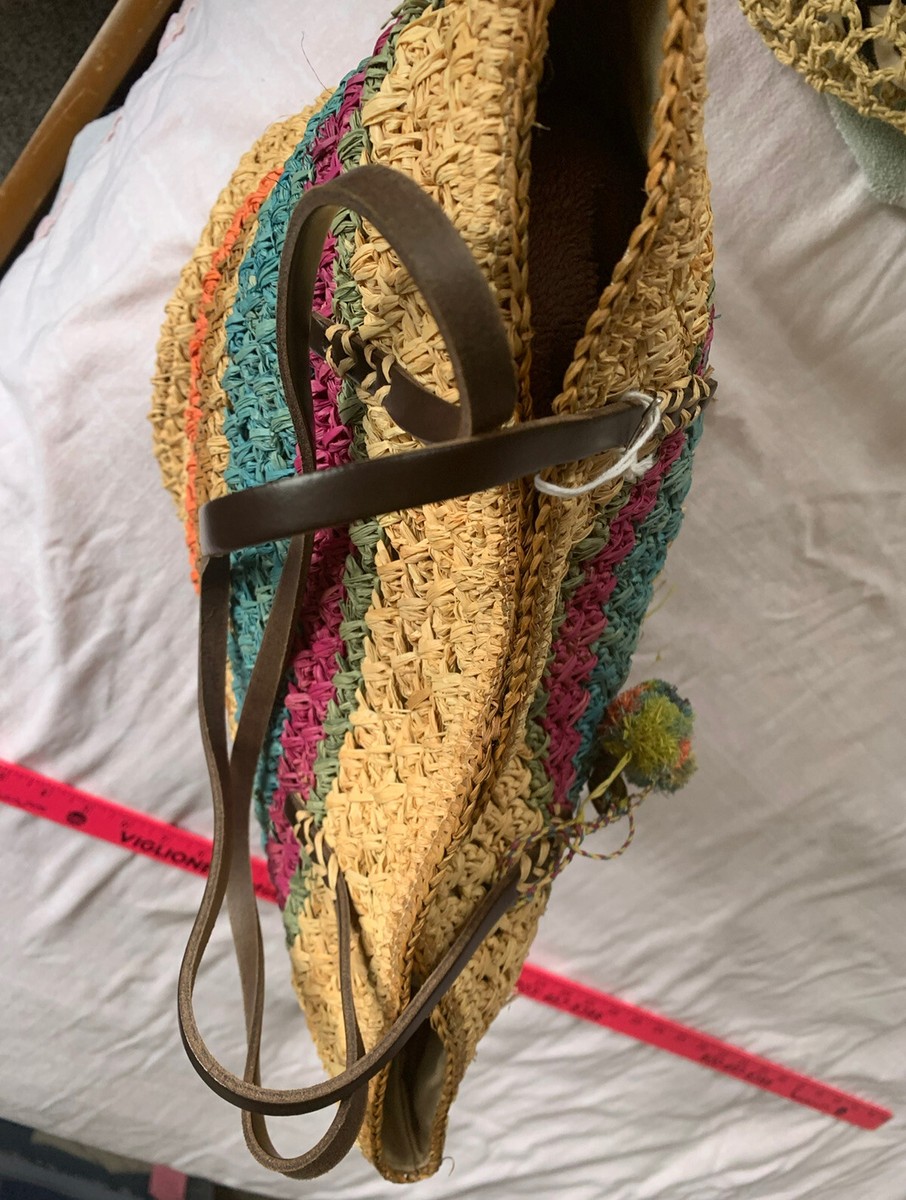 Hat Attack Buji Baja Multi Color Tote. Beautiful! New With
