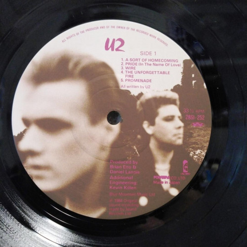 U2 "The Unforgettable Fire" Japan first edition record Mini-LP Japan Limite Rare - Picture 8 of 12