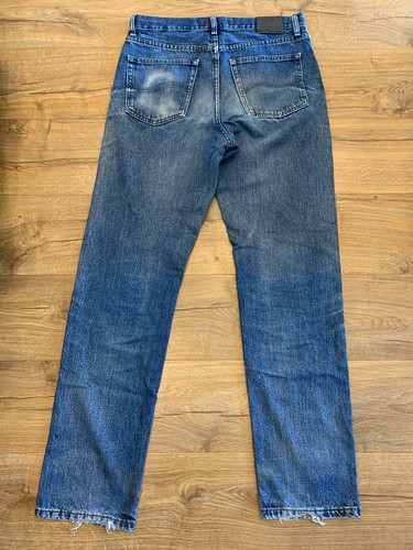 Pantalones de mezclilla Lee de corte regular de pierna recta para hombre W33 L34 azul algodón cómodo superior - Imagen 3 de 13