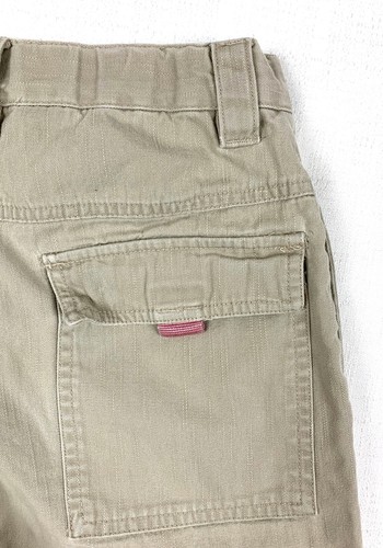 GAP Size XS-12 BEIGE Twill CARGO SHORTS Heavy-Duty + Unusual Pocket R Leg - Picture 6 of 8