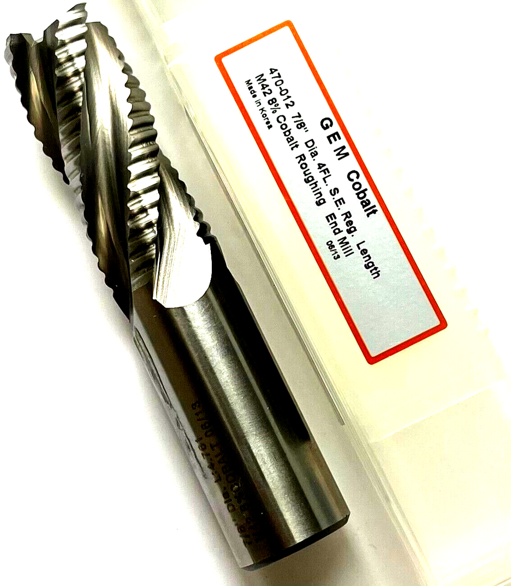 Procut 1/4 Cobalt M42 Roughing End Mill Stub Length 3 F Ssf | Meses sin