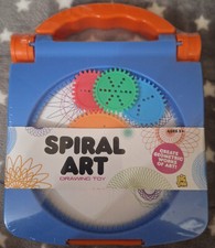 Spiral Art Create Fun Designs Drawing Toy New Ages  3  Blue  Orange NEW