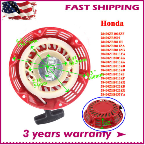 Wellsking Starter Recoil for Honda GX120 GX160 GX200 28400ZH8013YA Motor Engine