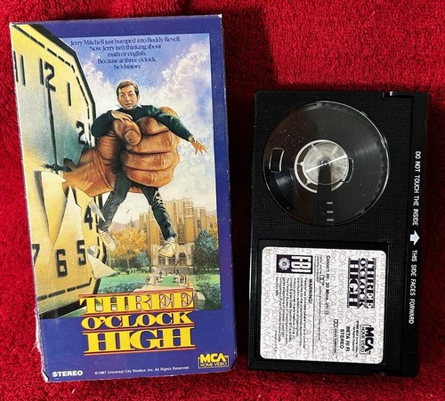 Three O'Clock High (1987) - Beta pas comédie VHS rare