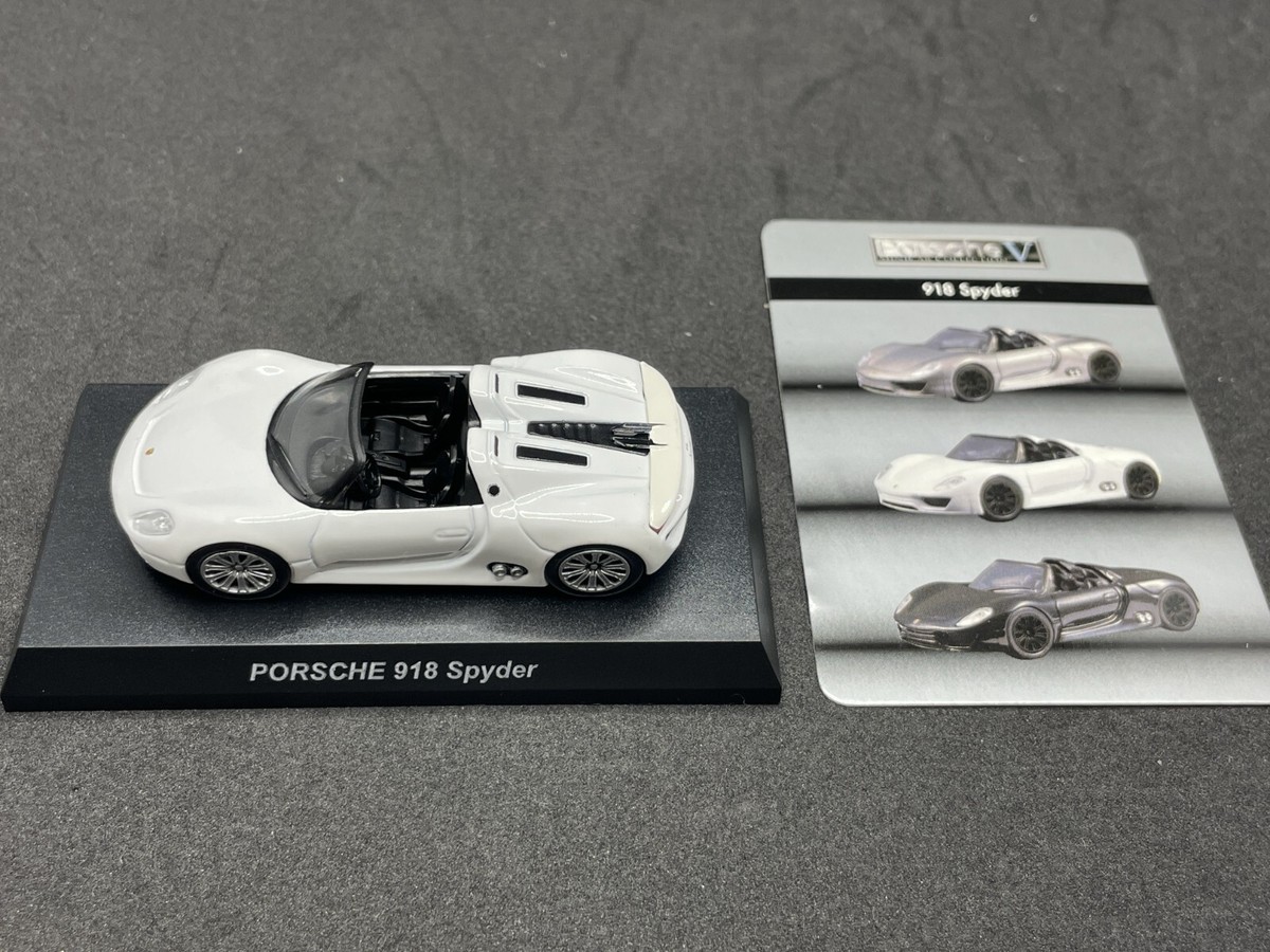 WELLY KYOSHO NEXPorsche 918 Spyder ミニカー Porsche 918 Spyder Silver Closed Roof 1/24 Diecast Model Car