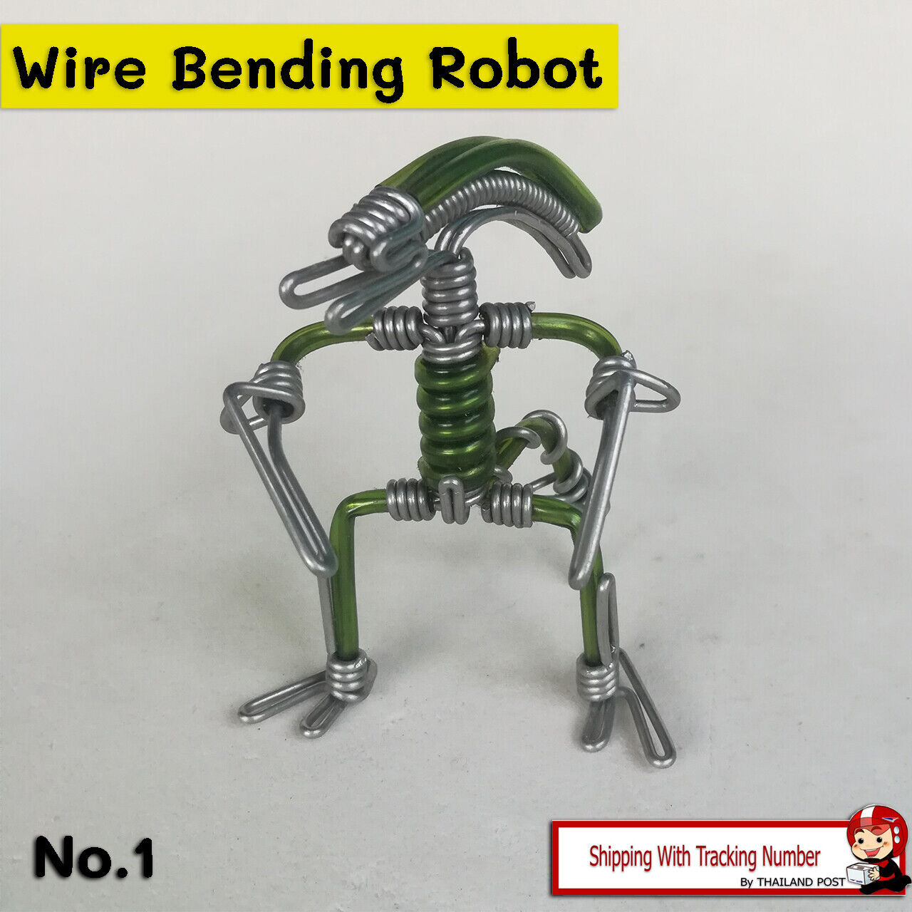 No.1 Predator Wire Bending Robot Alien Fight Warrior Children Toys Can Bending