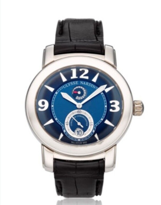 Ulysse Nardin Watch Macho Palladium 950 278-70/632 Box Papers Great Condition