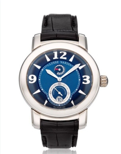 Ulysse Nardin Watch Macho Palladium 950 278-70/632 Box Papers Great Condition