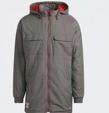 James Harden Adidas Parka  Plum Size XL Jacket Full Zip Recycled    Material 180