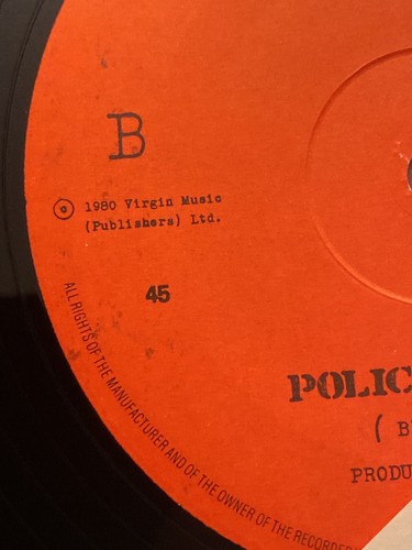 Dead Kennedys:”Holiday in Cambodia”/“police truck”-vinyl 12”,rare French Import! - Picture 10 of 11