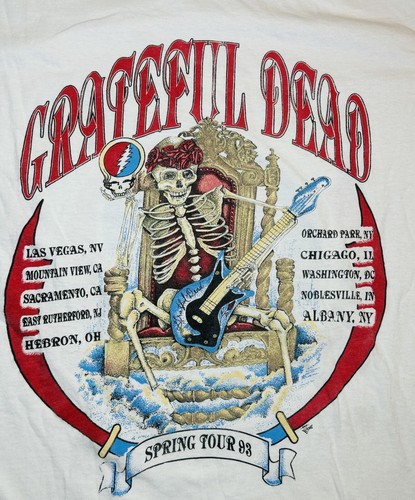 Vintage Grateful Dead 1993 Spring Tour Tee Steal Your Face Phil Lesh - Bild 18 von 18