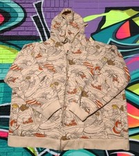 Vntg South Pole Hoodie Sweatshirt Sneaker AOP Streetwear Hip Hop Grunge Y2k XL