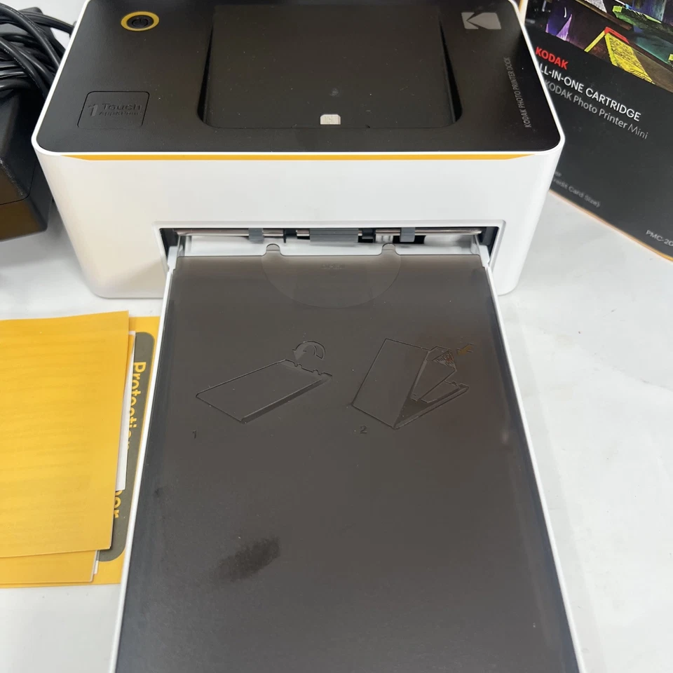 Kodak 4x6 Photo Printer Dock PD450W w/WiFi, iOS + USB-C, Untested Excellent Cond - Image 3 of 4