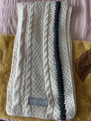 Taylor Swift Official Cardigan  Scarf Ivory Black Gray  Star Accents